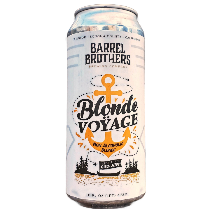 Barrel Brothers Brewing Company Non-Alcoholic Blonde Voÿage