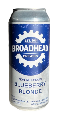 Broadhead Brewery Non-Alcoholic Blueberry blonde