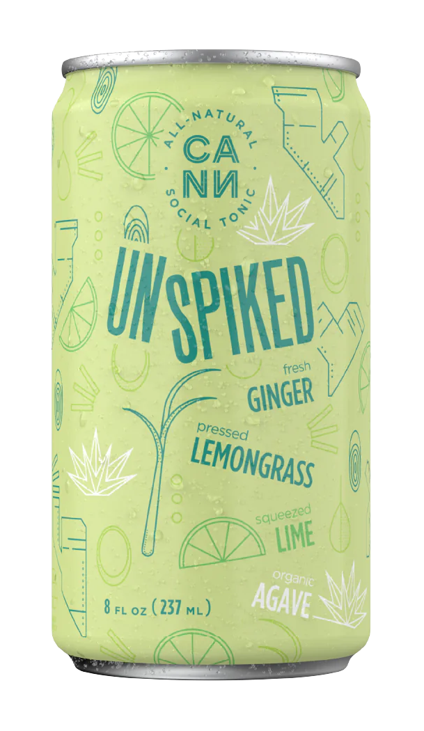 CANN Unspiked Ginger Lemongrass