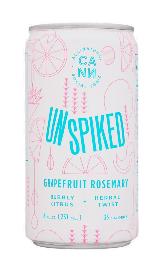 CANN Unspiked Grapefruit Rosemary