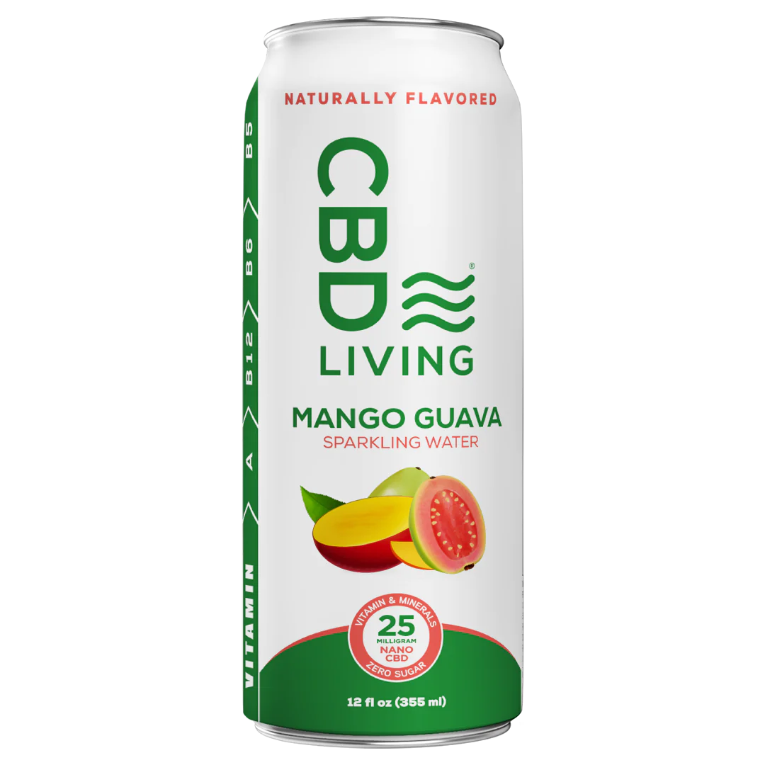 CBD Living Mango Guava Sparkling Water