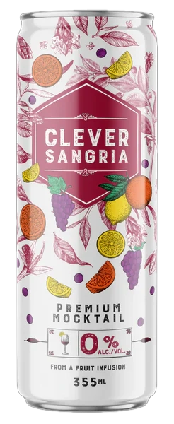 Clever Mocktails Non-Alcoholic Clever Red Sangria