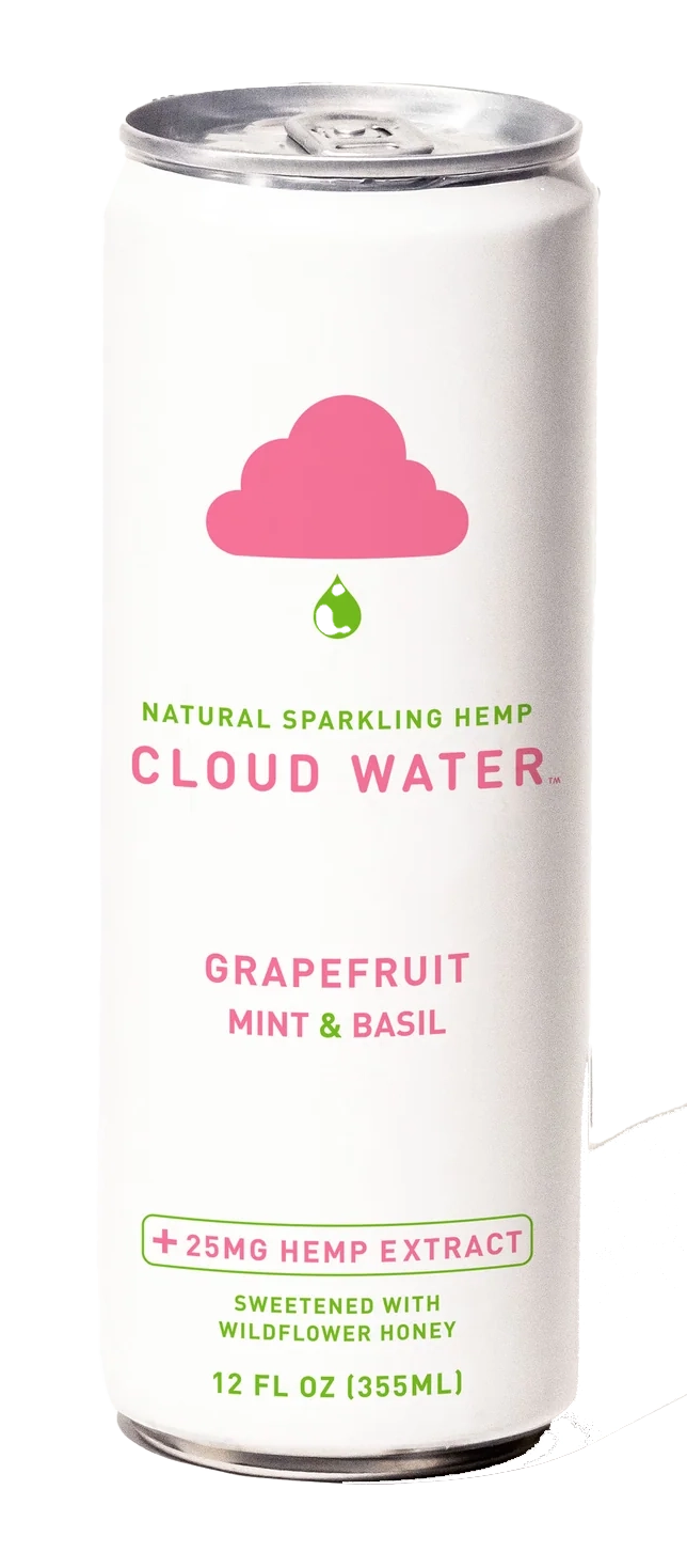 Cloud Water Grapefruit Mint & Basil