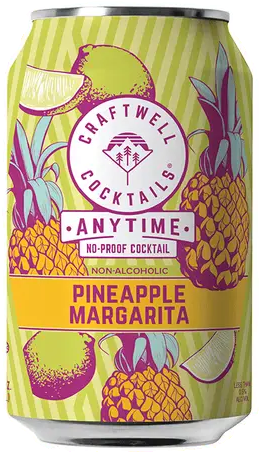 Craftwell Cocktails Anytime No-Proof Cocktail: Pineapple Margarita