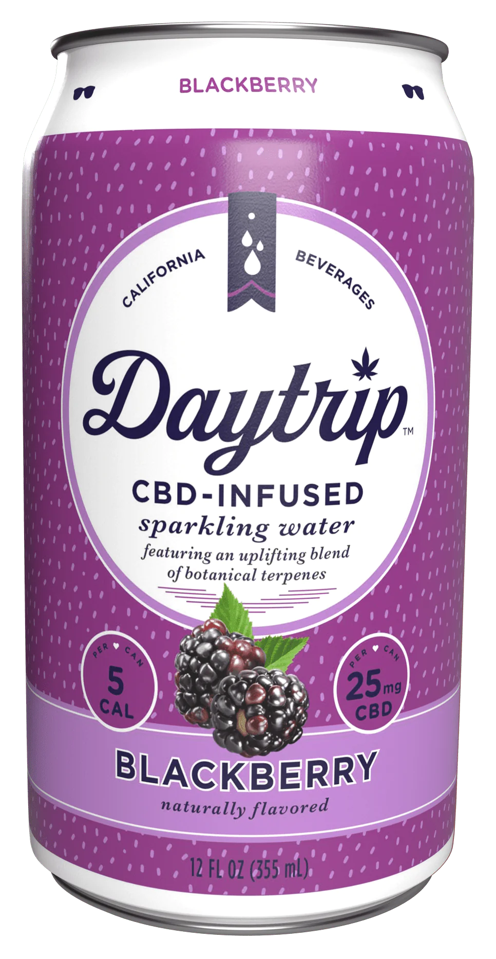 Daytrip Blackberry CBD Sparkling Water