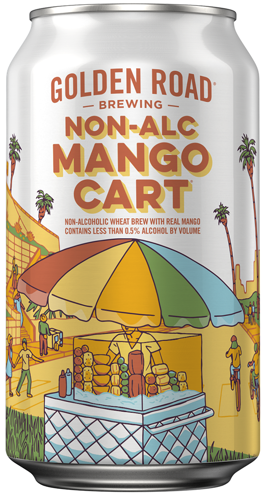 Golden Road Brewing Non-Alc Mango Cart