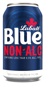 Labatt Brewing Company Blue Non-Alcoholic