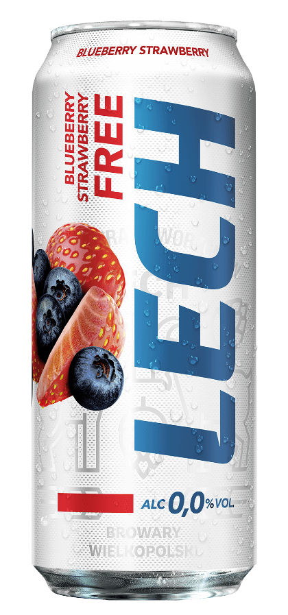 LECH Free 0.0% Blueberry Strawberry