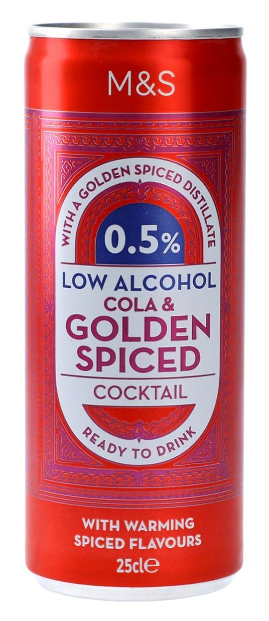 Marks & Spencer Cola & Golden Spiced Cocktail