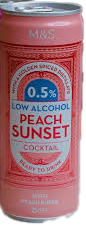 Marks & Spencer Peach Sunset Cocktail