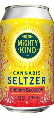 Mighty Kind Cherry Blossom CBD Seltzer