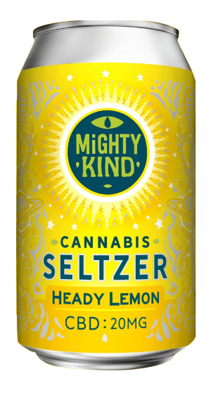 Mighty Kind Heady Lemon CBD Seltzer