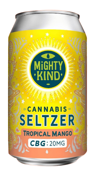 Mighty Kind Tropical Mango CBG Seltzer