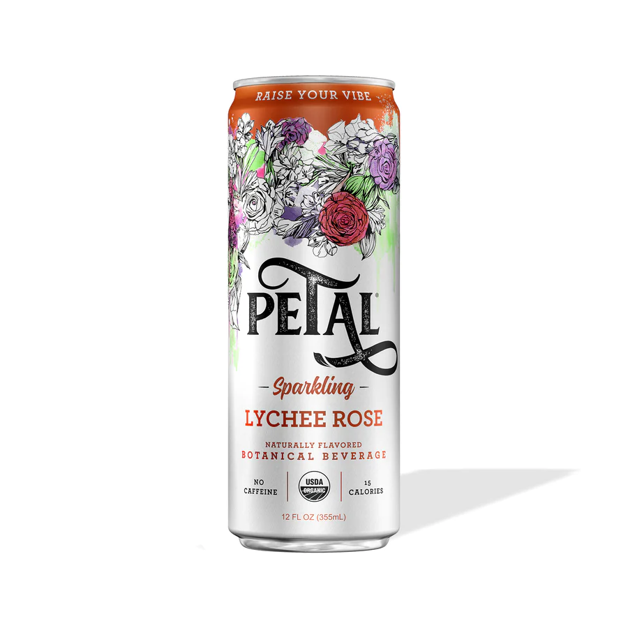 Petal Sparkling Botanicals Lychee Rose