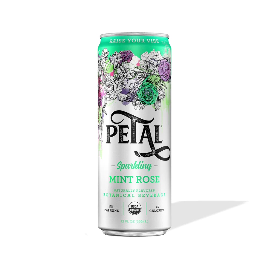 Petal Sparkling Botanicals Mint Rose