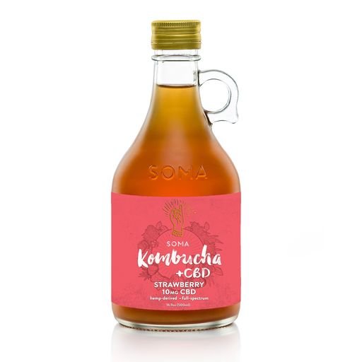 SOMA Strawberry Kombucha CBD 