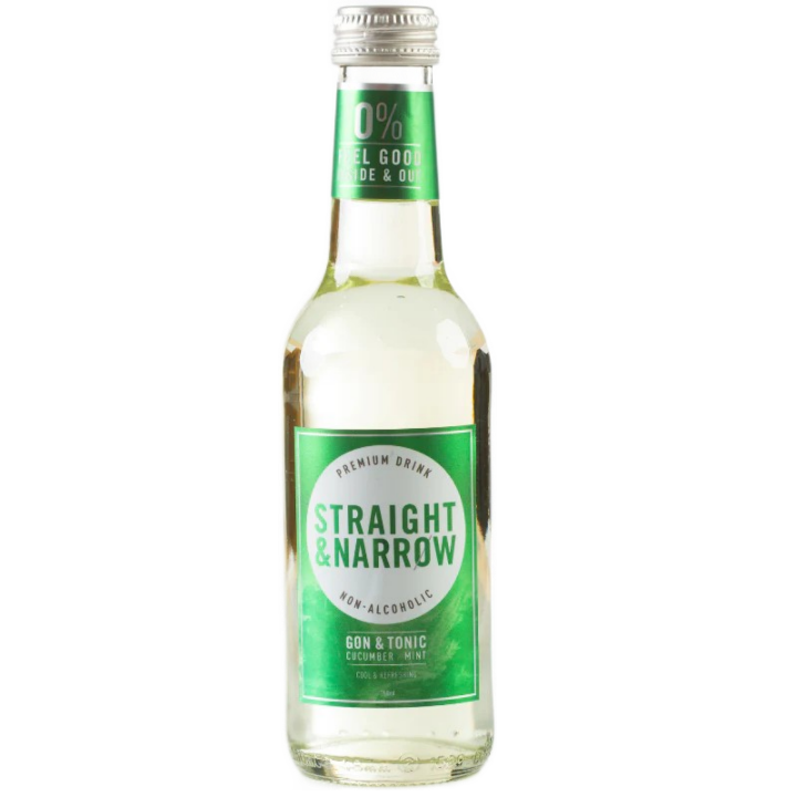 Straight & Narrow GON & Tonic - Cucumber & Mint