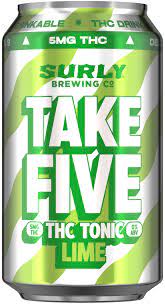 Surly Brewing Co. Take Five Lime THC Tonic