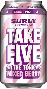 Surly Brewing Co. Take Five Mixed Berry THC Tonic