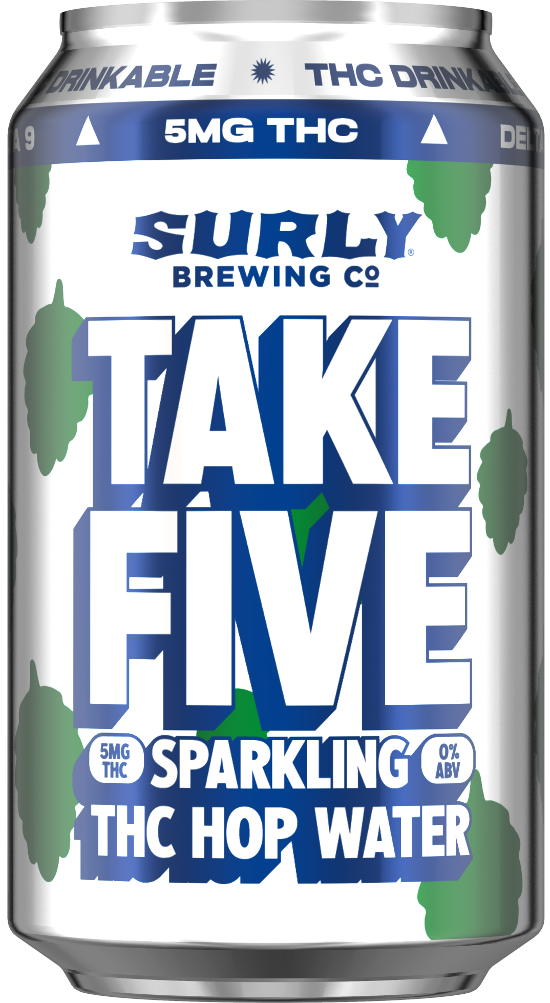 Surly Brewing Co. Take Five Sparkling Hop Water THC Tonic